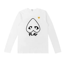 CDG Men Yellow Heart Logo