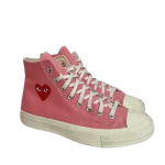 CDG Play x Converse Chuck 70 High Bright Pink