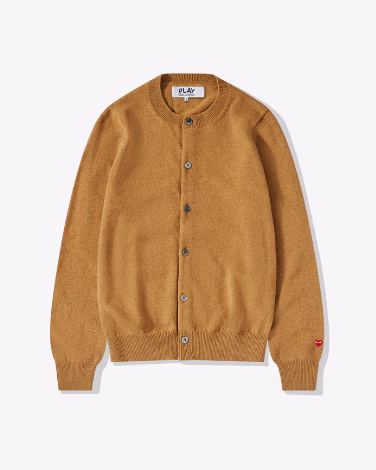 CDG Women Lambswool Cardigan Cream CDG Women Lambswool Cardigan Cream