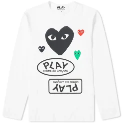 CDG Play Multi Logo Long Sleeve