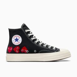 Converse Multi Hearts High Top Black