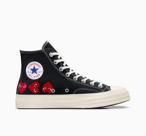Converse Multi Hearts High Top Black