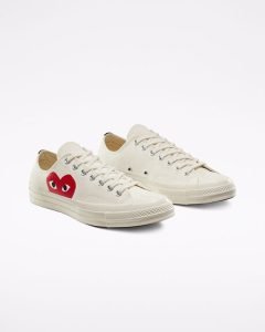 Comme Des Garcons Play x Converse Chuck 70 Low White