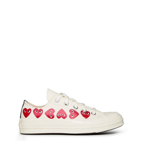 CDG Play x Converse Multi Heart Low CDG Play x Converse Multi Heart Low