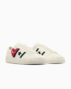 Converse x CDG PLAY One Star Academy Pro (White)