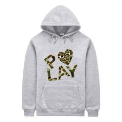 New Comme Des Garcons Play Camo Hoodie