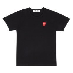 Play Basic T-Shirt Red Family Heart (Black)