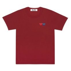 Play Basic T-Shirt Two Emblems Burgundy