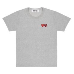 Play Basic T-Shirt Two Emblems (Grey)
