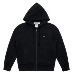 Play Big Heart Zip Hoodie Black