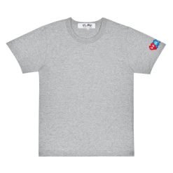 Comme des Garçon Grey Play Invader Shirt