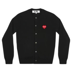 Women's PLAY Cardigan Invader Emblem