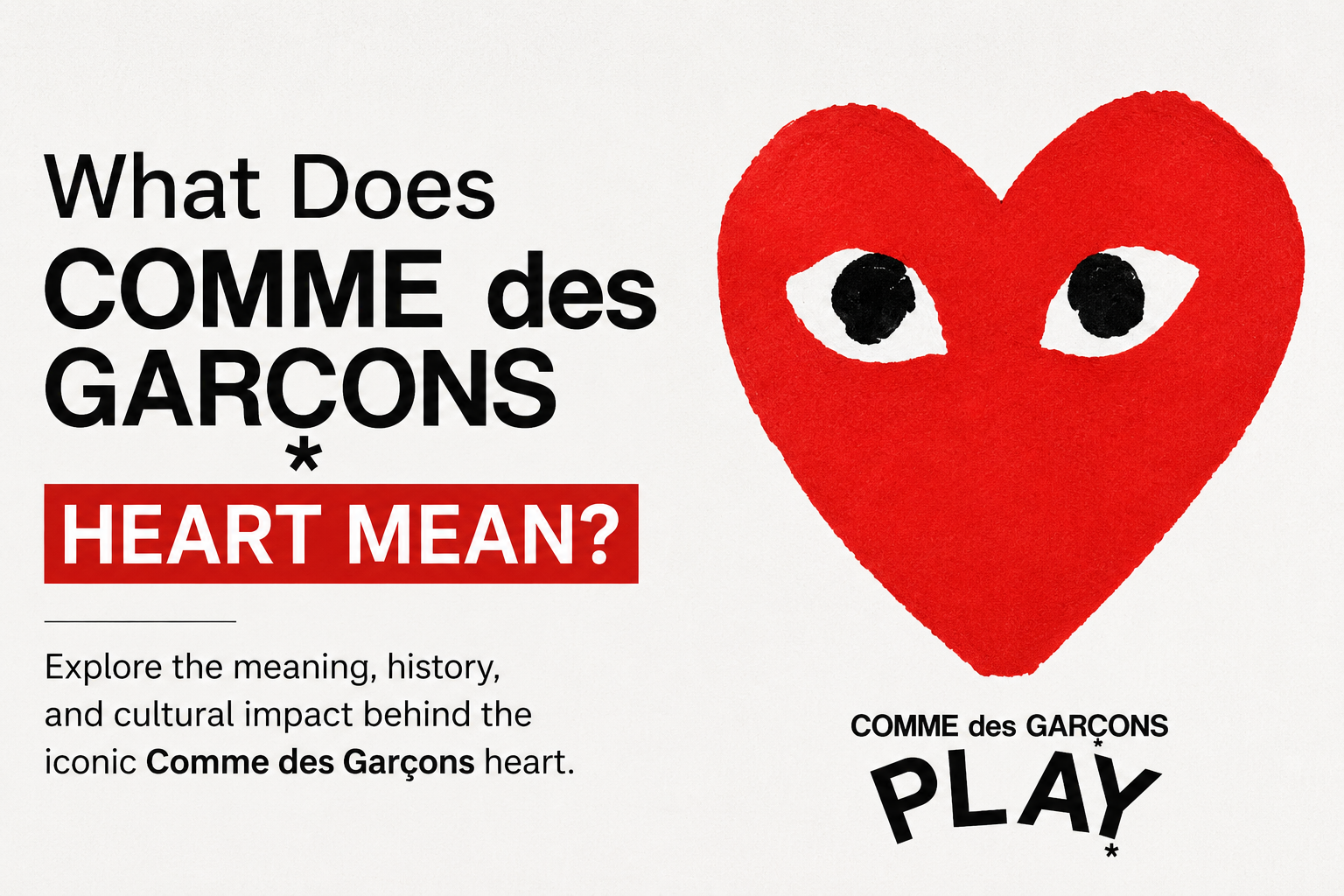 Comme des Garçons Play CDG Hoodie
